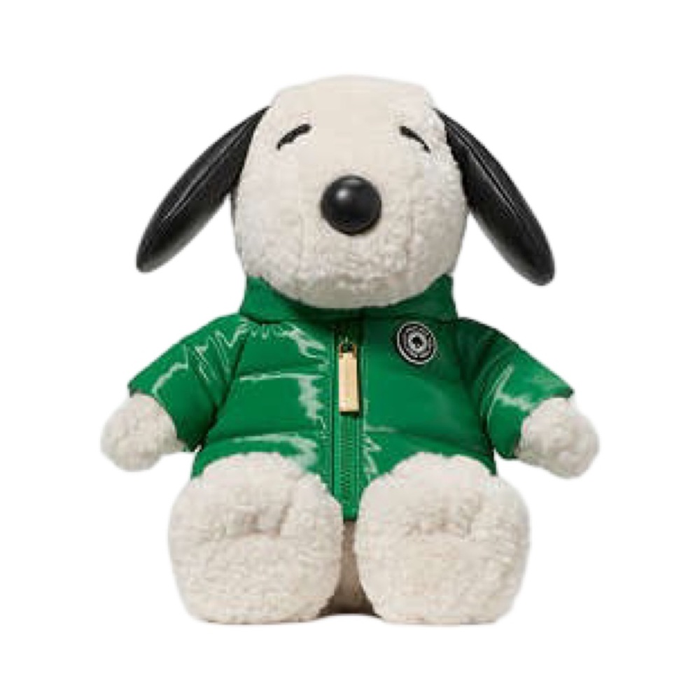 kate spade Green Puffer Jacket with Snoopy Bag BAGSBIN3